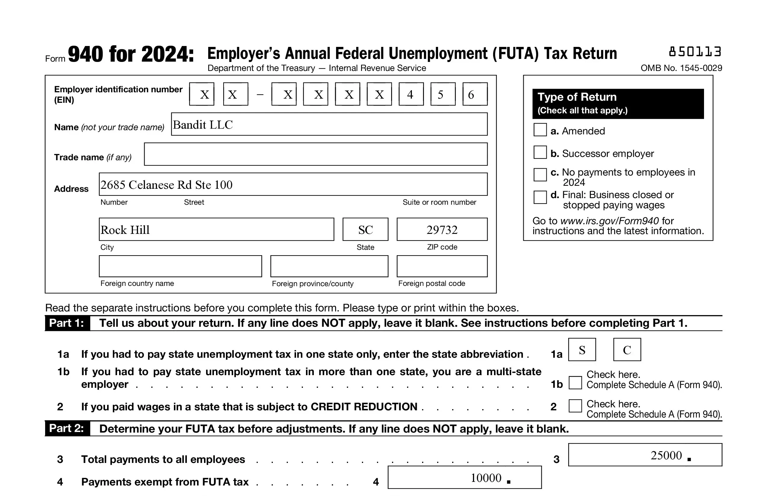 What is Form 940