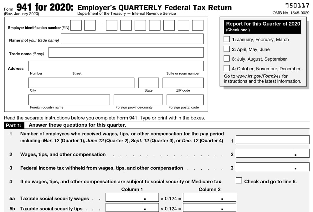 File 941 Online | E-file 941 for $4.95 | Form 941 for 2020