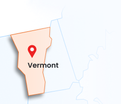 Vermont state map