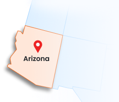 Arizona state map