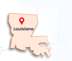 louisiana state map