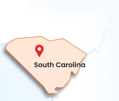 South Carolina state map