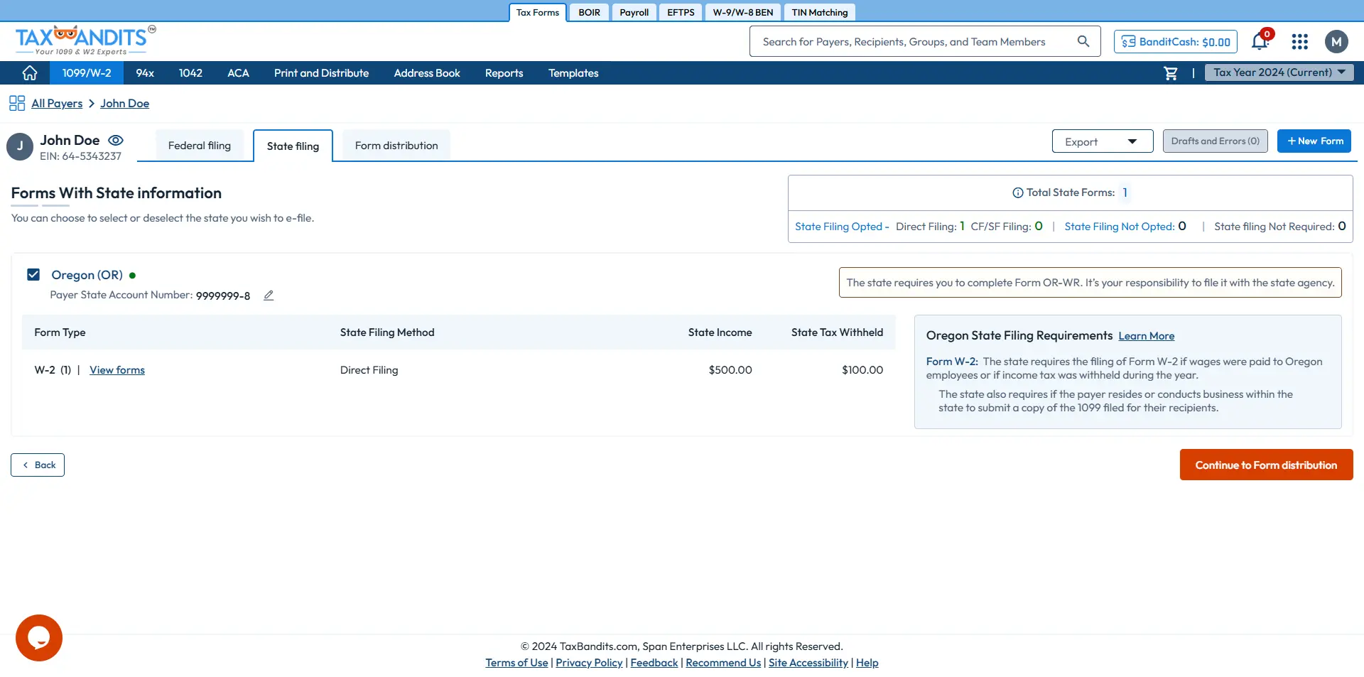 Choose Distribution Options