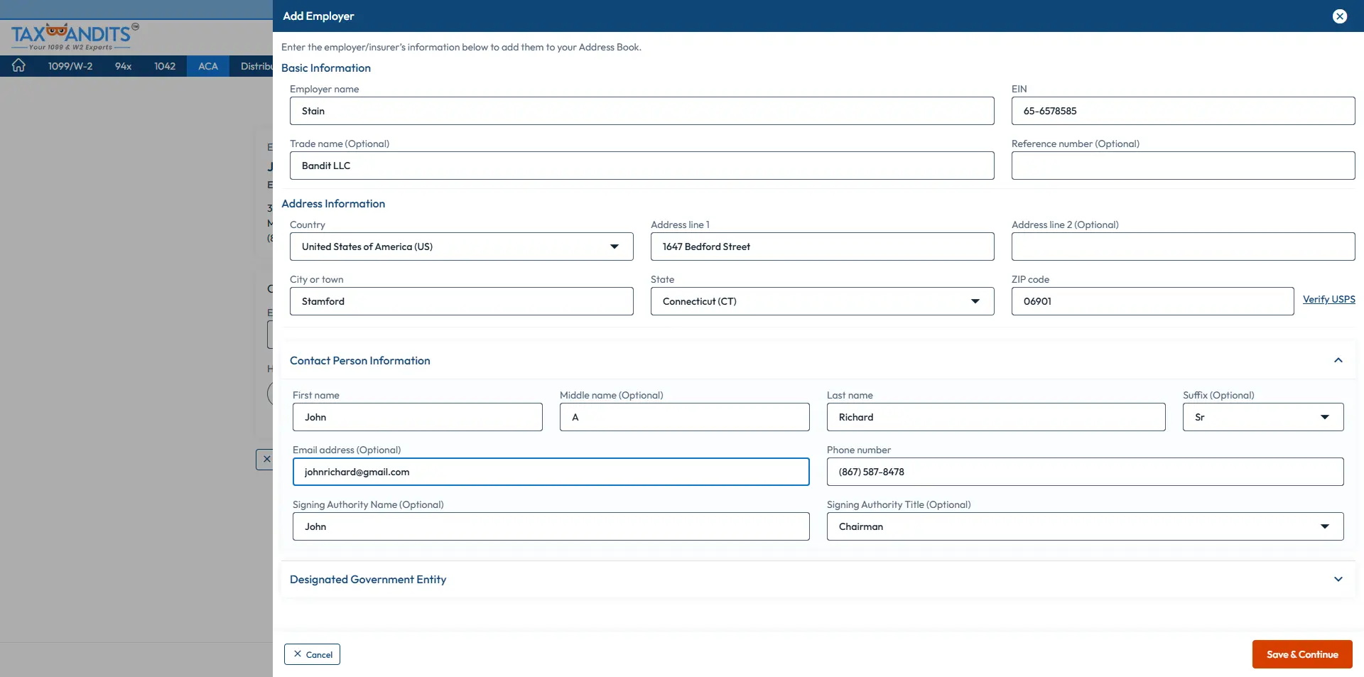 Choose the Bulk Import Option