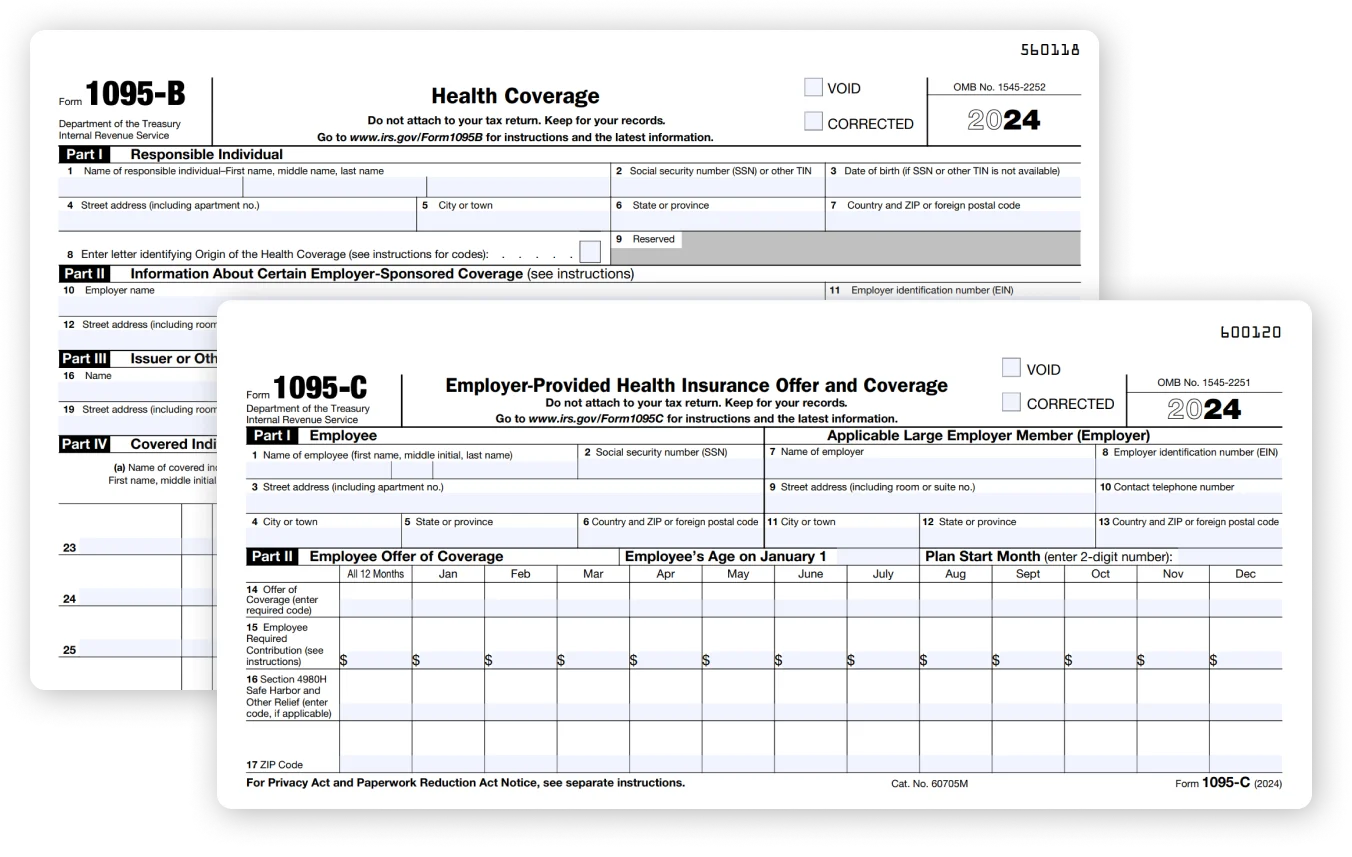 2024 ACA forms 1095-B/C