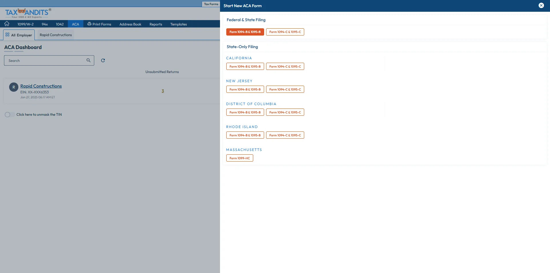 Chose Form 1099-NEC