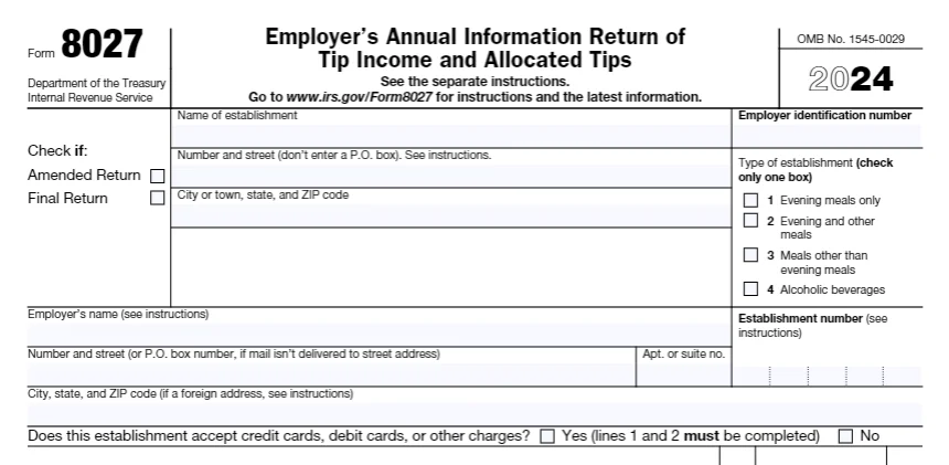 Form 8027: Key Insights