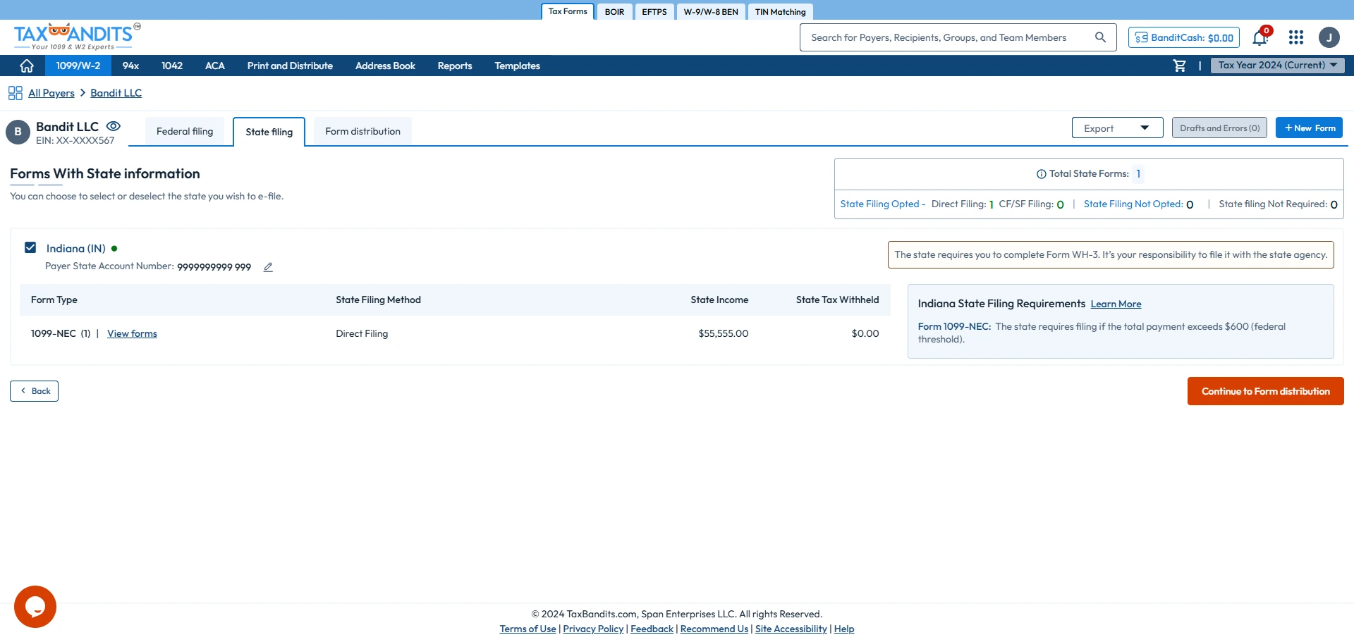 Select Form 1099
