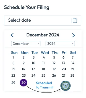 Schedule Your Filing