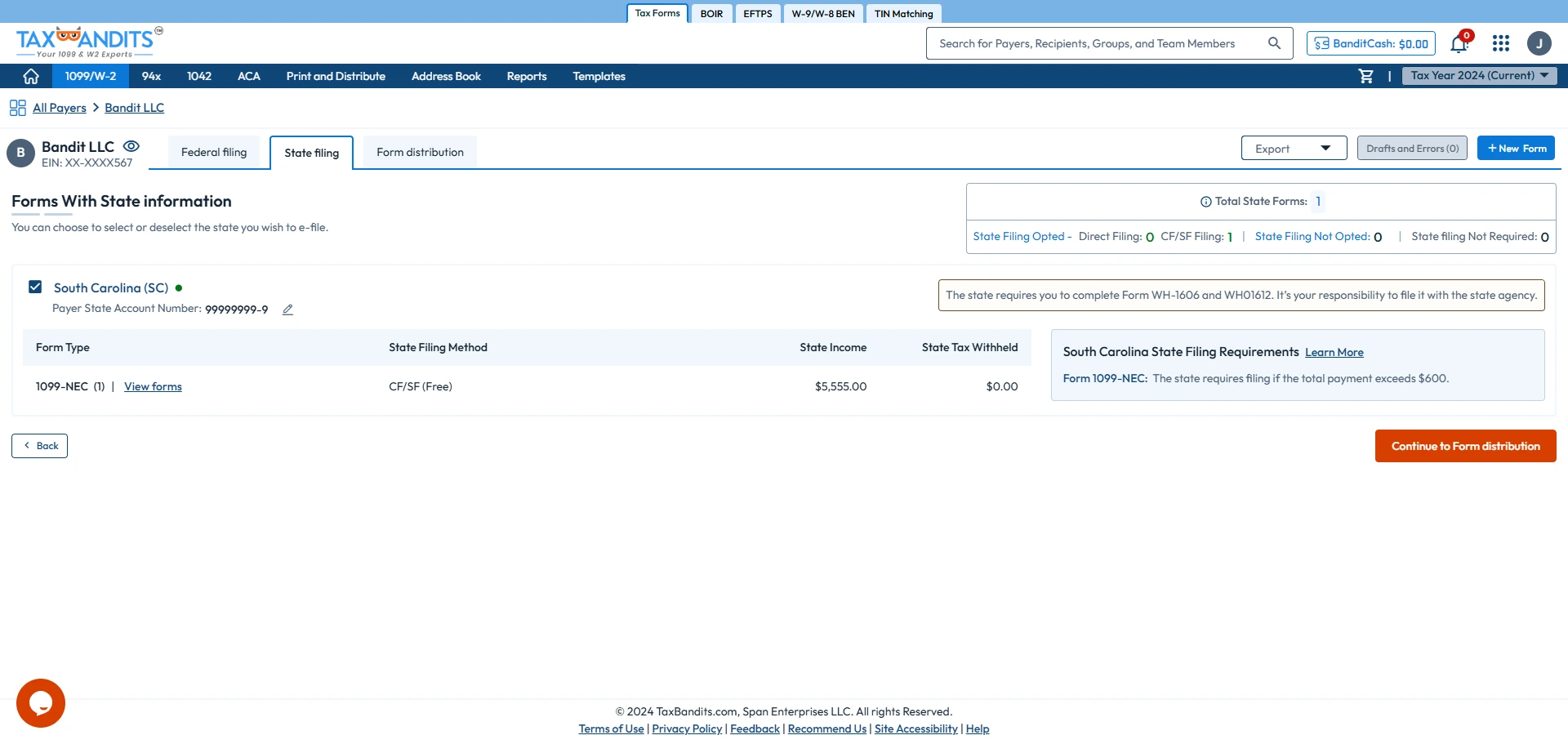 Select Form 1099
