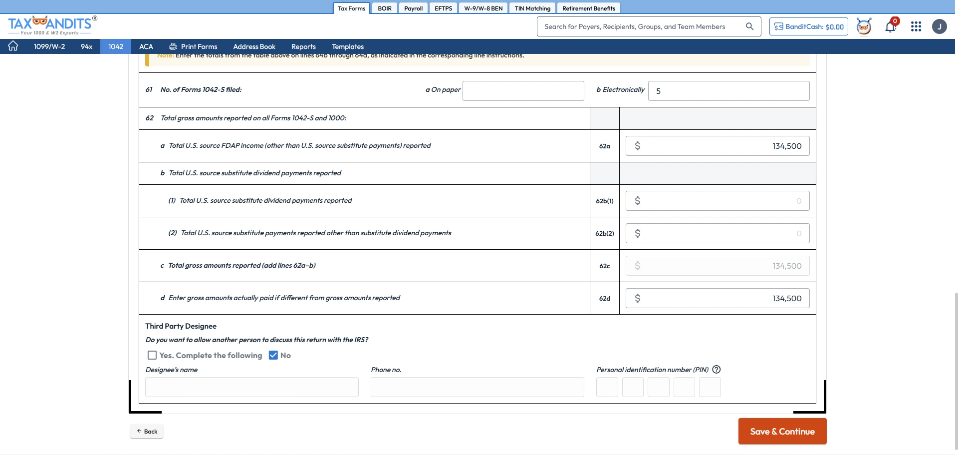 Choose the Bulk Import Option