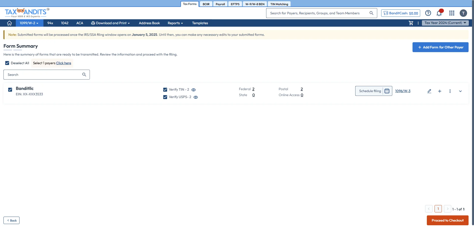 Review the Form Summary