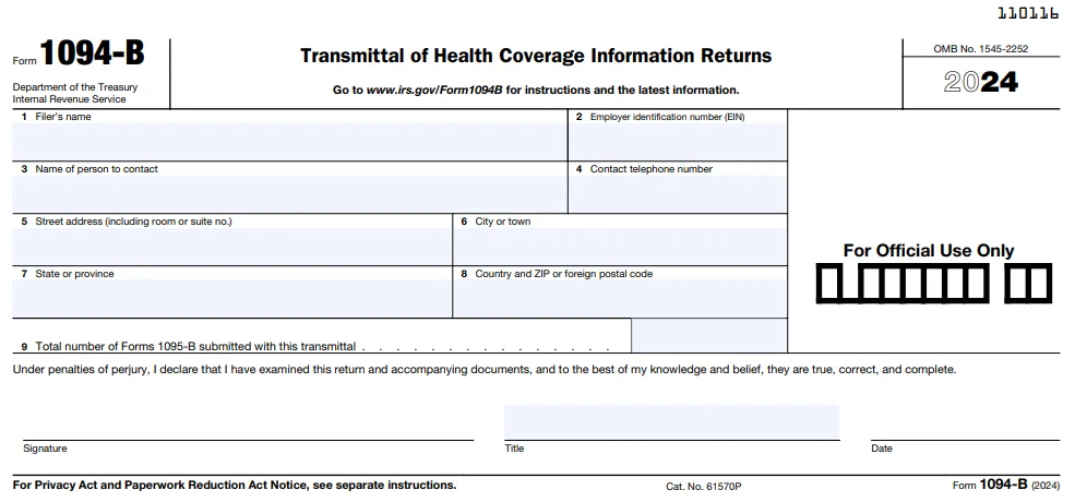 Form 1094-B