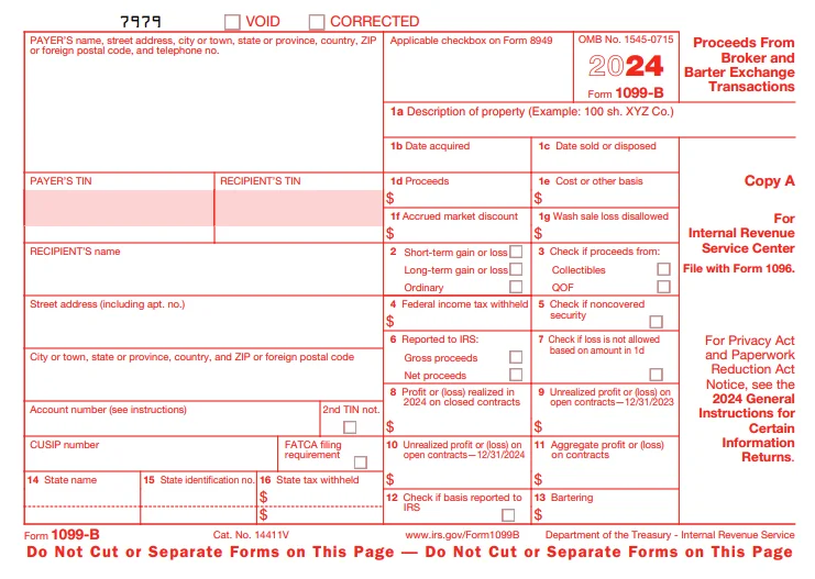 2023 IRS Form 1099-B