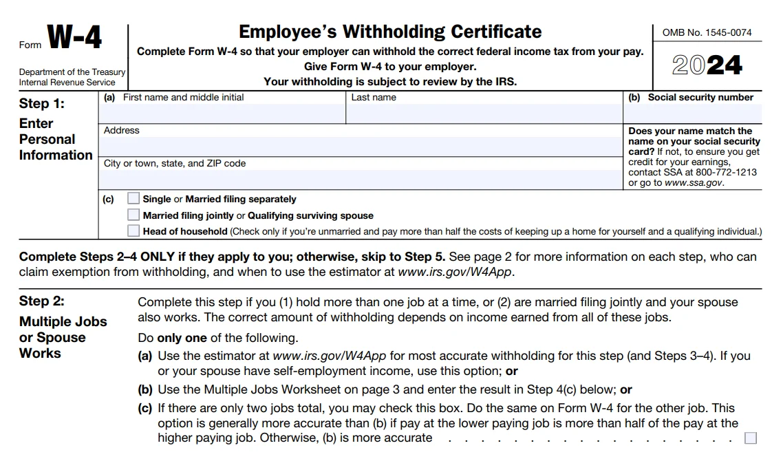 Form W-4