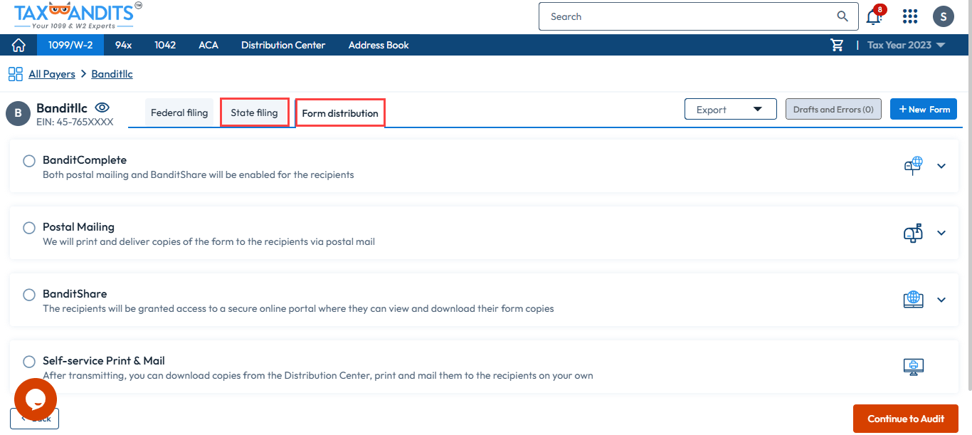 Transmit your Form W-2 to the SSA/State